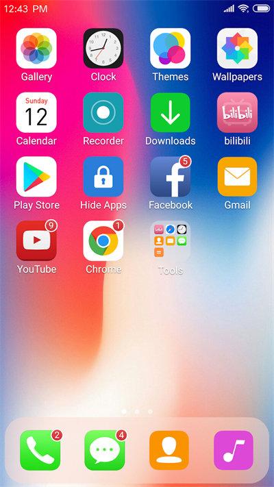 x桌面最新版(x launcher pro)下载,苹果x桌面,桌面app,主题app