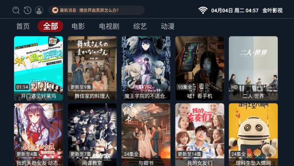 金叶影视电视版下载,金叶影视,影视app,电视app